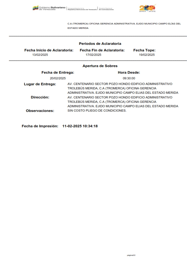 TROMERCA CA 2025 005 002