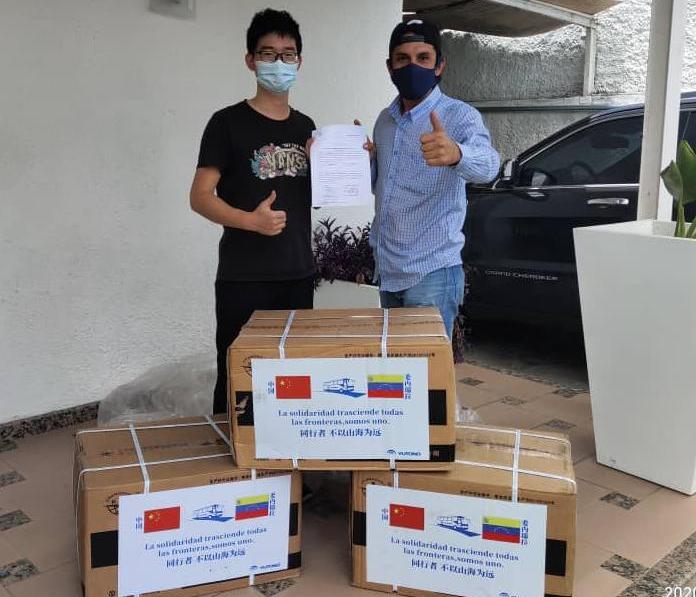 Donativo de Tapabocas de Yutong a Tromerca