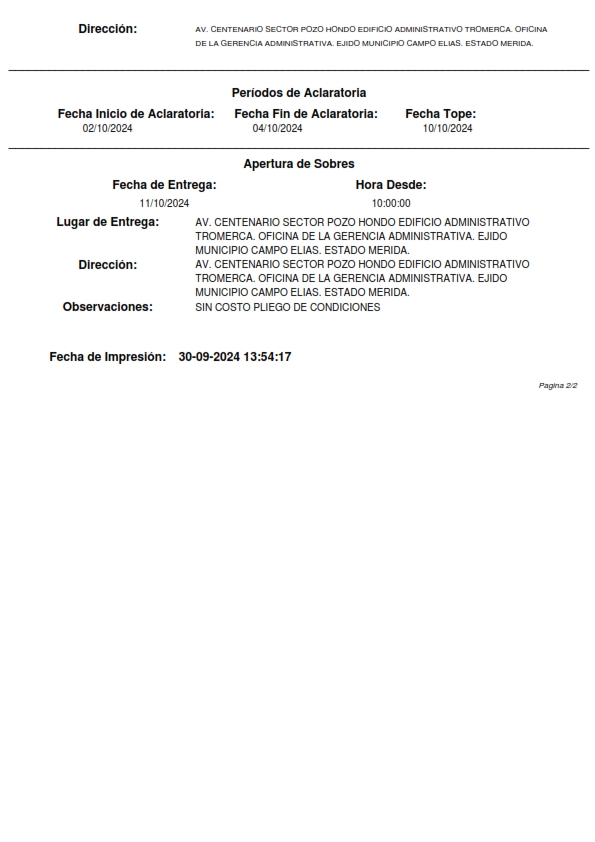 TROMERCA CA 2024 0101 002